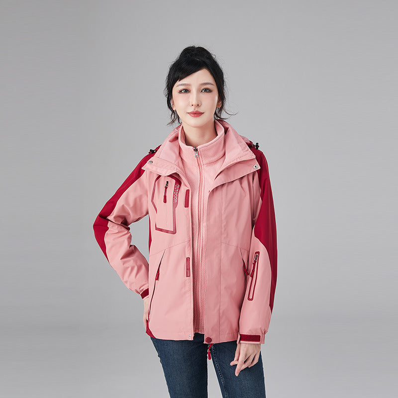 Shell Jacket Men's Three-in-one Fleece