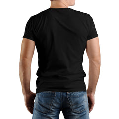 Fat Cat Men's Pure Cotton T-shirt - Casual Round Neck, Slightly Elastic, Suitable For Four Seasons Knitted Fabric, Classic Fit Adult Shirt, Pet Couple Shirt