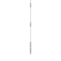 Iris - A Fashionable And Luxurious Diamond Jewelry Pendant Set With Moissanite S925 Sterling Silver And Platinum Plating