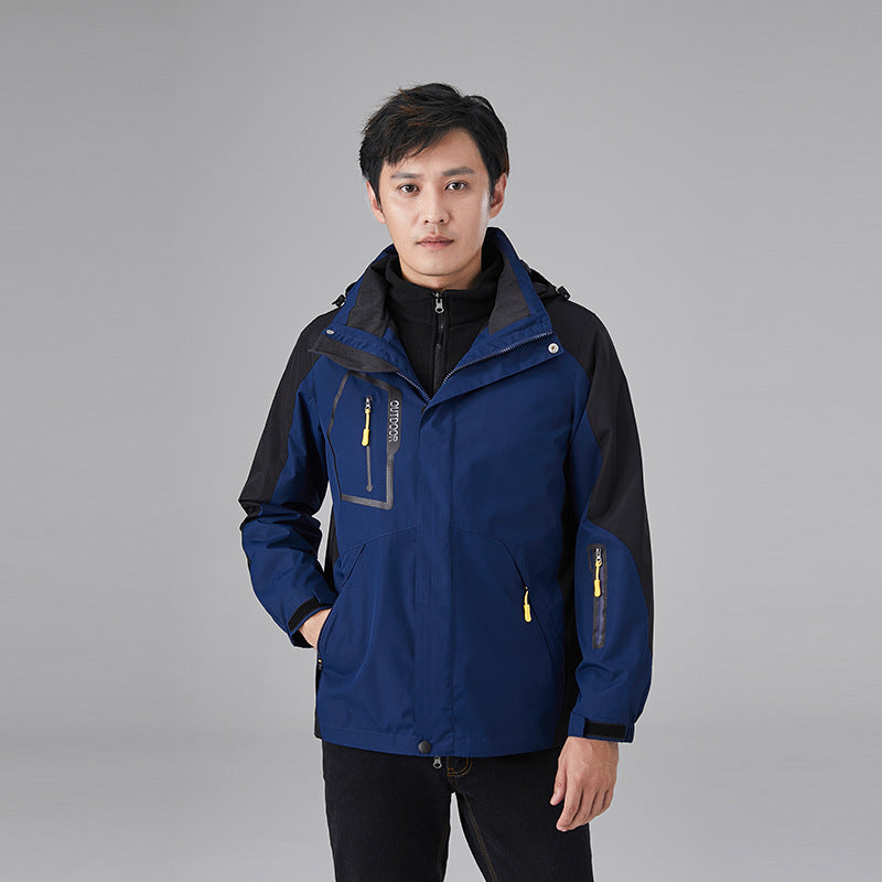 Shell Jacket Men's Three-in-one Fleece