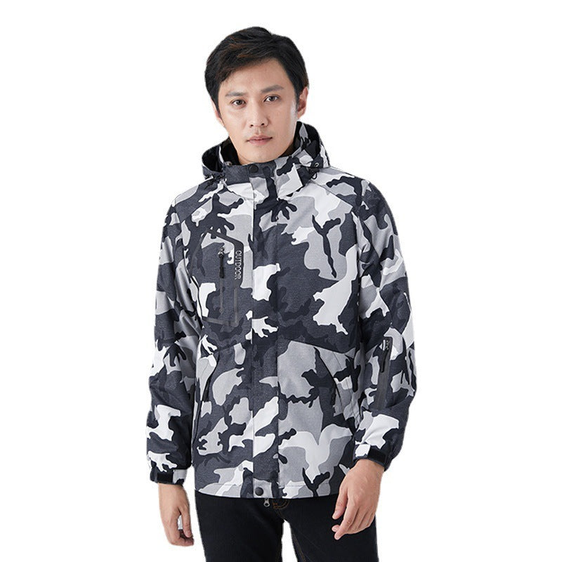 Shell Jacket Men's Three-in-one Fleece