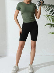 2 Packs Women's Seamless Workout Tops - Breathable Short Sleeve Athletic Shirts, Moisture Wicking Quick Dry Tees With Soft Stretch Fabric