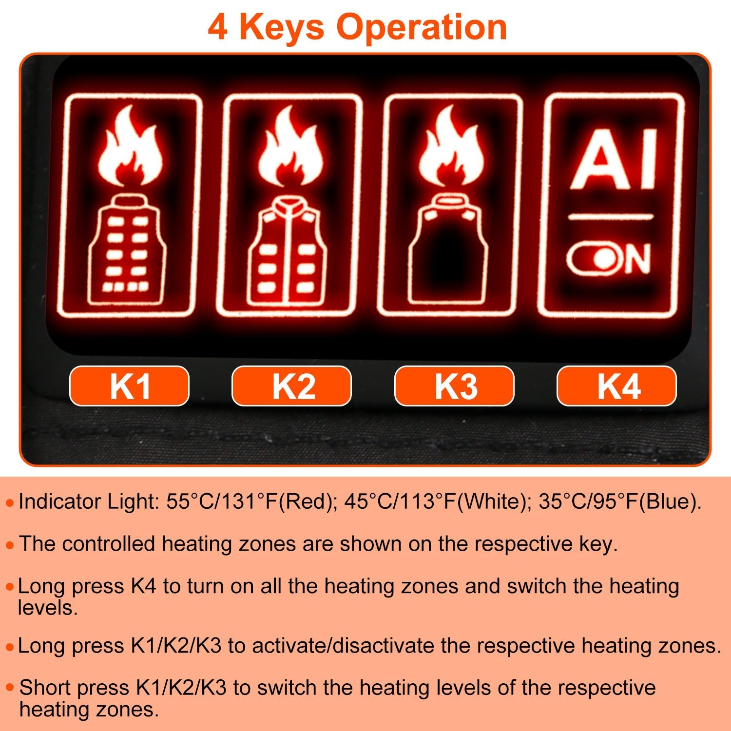 1Pc Heated Vest Men Women Heated Jacket With 23 Heating Zones 3 Heat Levels USB Powered Machine Washable For Winter Hiking Skiing Skating Outdoor Activities